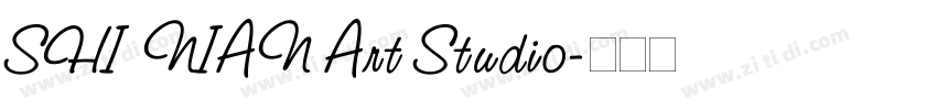 SHI NIAN Art Studio字体转换